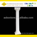 Beautiful Natural White Jade Mable Decorative House Pillar